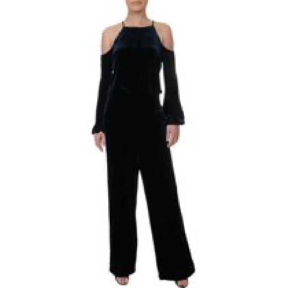 Ralph Lauren Velour Emerald Green Jumpsuit
